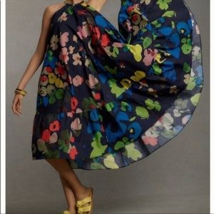 Whit Two Floral Dress